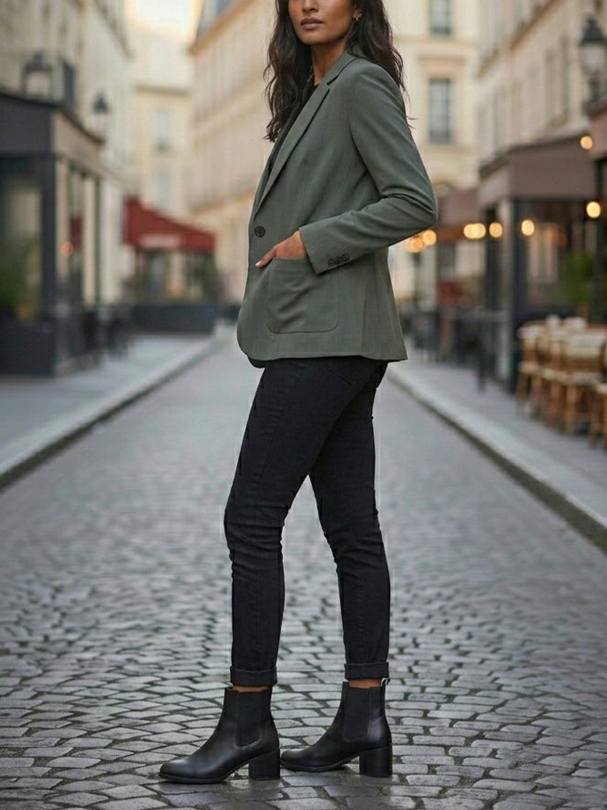 Vegan Wool Blazer