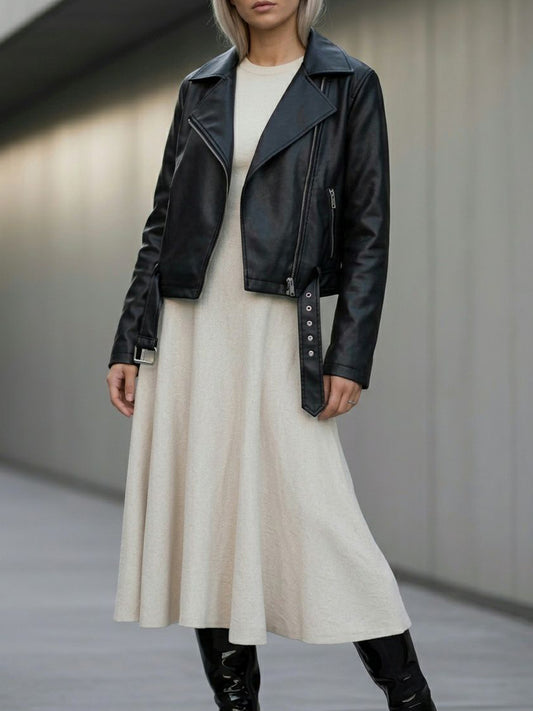 Biker Jacket, on model