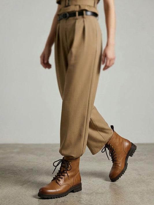 Work Boots in Chestnut