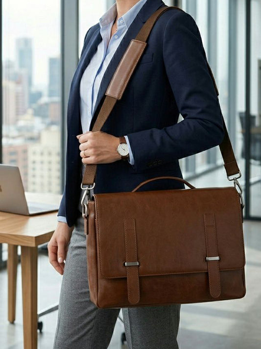 Messenger Bag in Dark Brown
