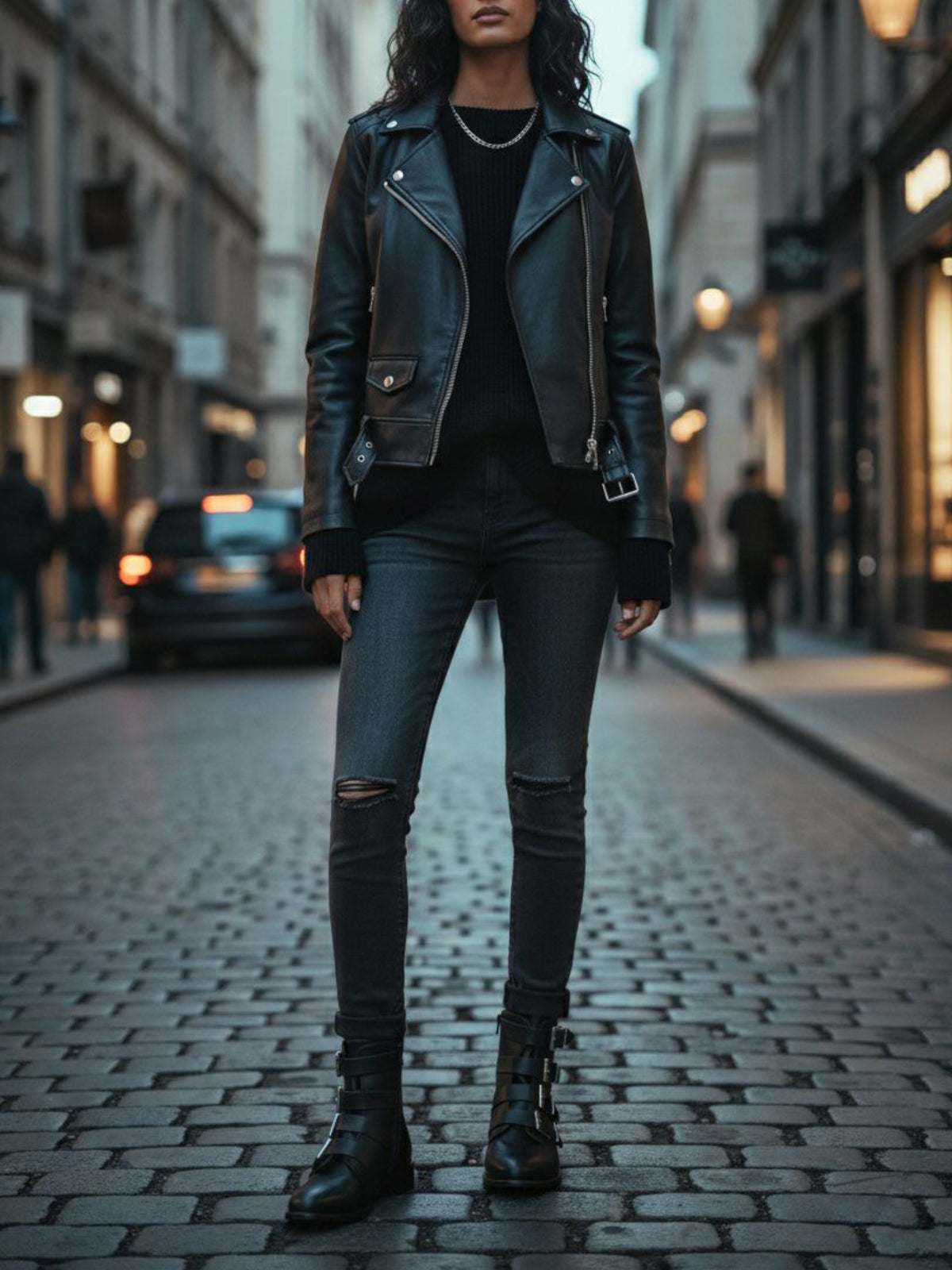 4 Strap Biker Boots