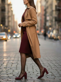 Block Heels, heel detail