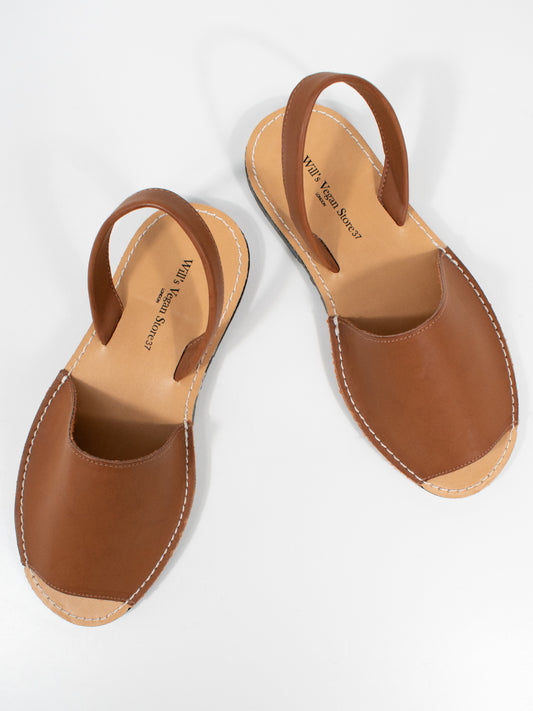 Flat Sandals in Black