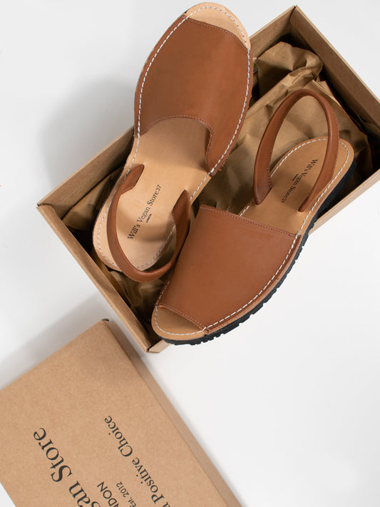 Flat Sandals in Black
