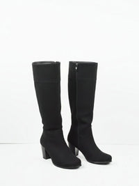 Heeled Knee High Boots, heel detail