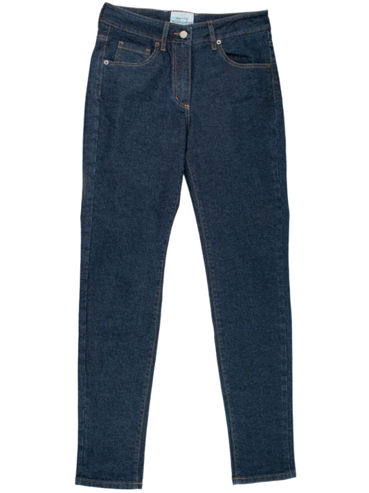 Classic Slim Fit Recycled Denim Jeans in Blue