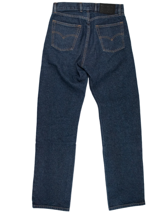 Classic Straight Leg Recycled Denim Jeans in Blue