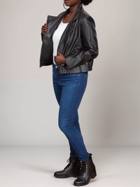 Biker Jacket, on model
