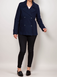 Pea Coat, on model