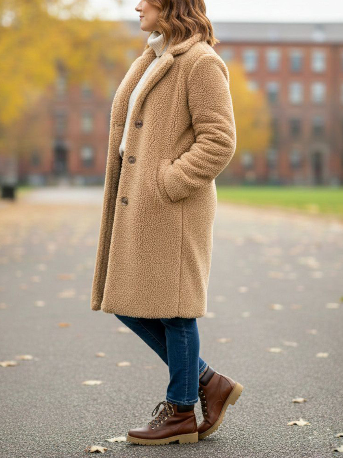 Recycled Teddy Coat