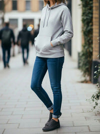 Vegan Suede Sneakers in Grey Vegan Suede