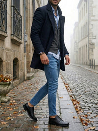 Waterproof Derbys, on model