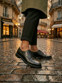 Waterproof Derbys, on model