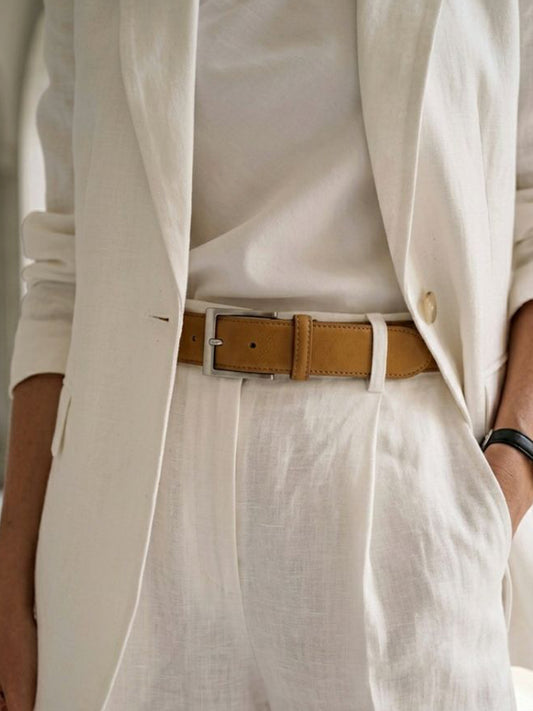Classic 3.5cm Belt in Tan