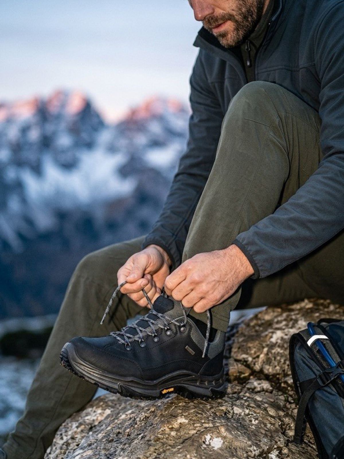WVSport Waterproof Hiking Shoes in Black