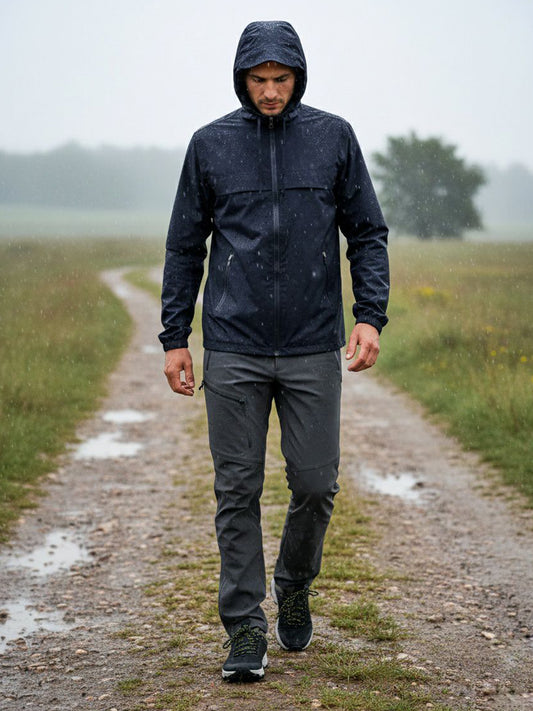 WVSport Water Resistant Lightweight Jacket in Black