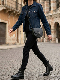 Saddle Bag in Black