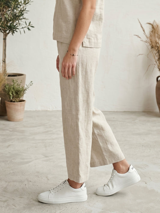 LDN Biodegradable Sneakers in White Knit