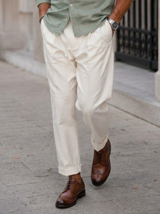 Goodyear Welt London Brogues in Chestnut