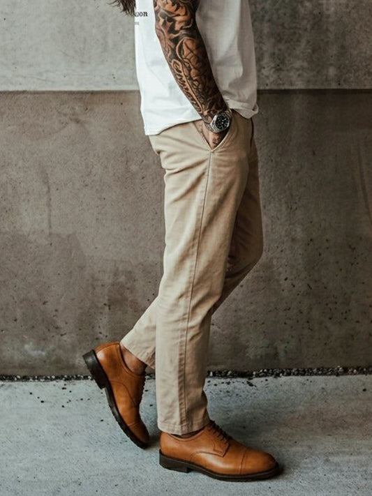Goodyear Welt Derbys in Tan