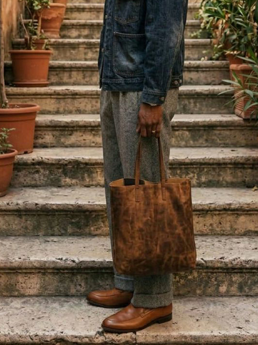 Slip-On Loafers in Tan