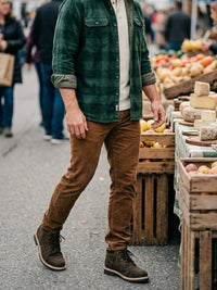 Low Dock Boots in Dark Brown Vegan Suede