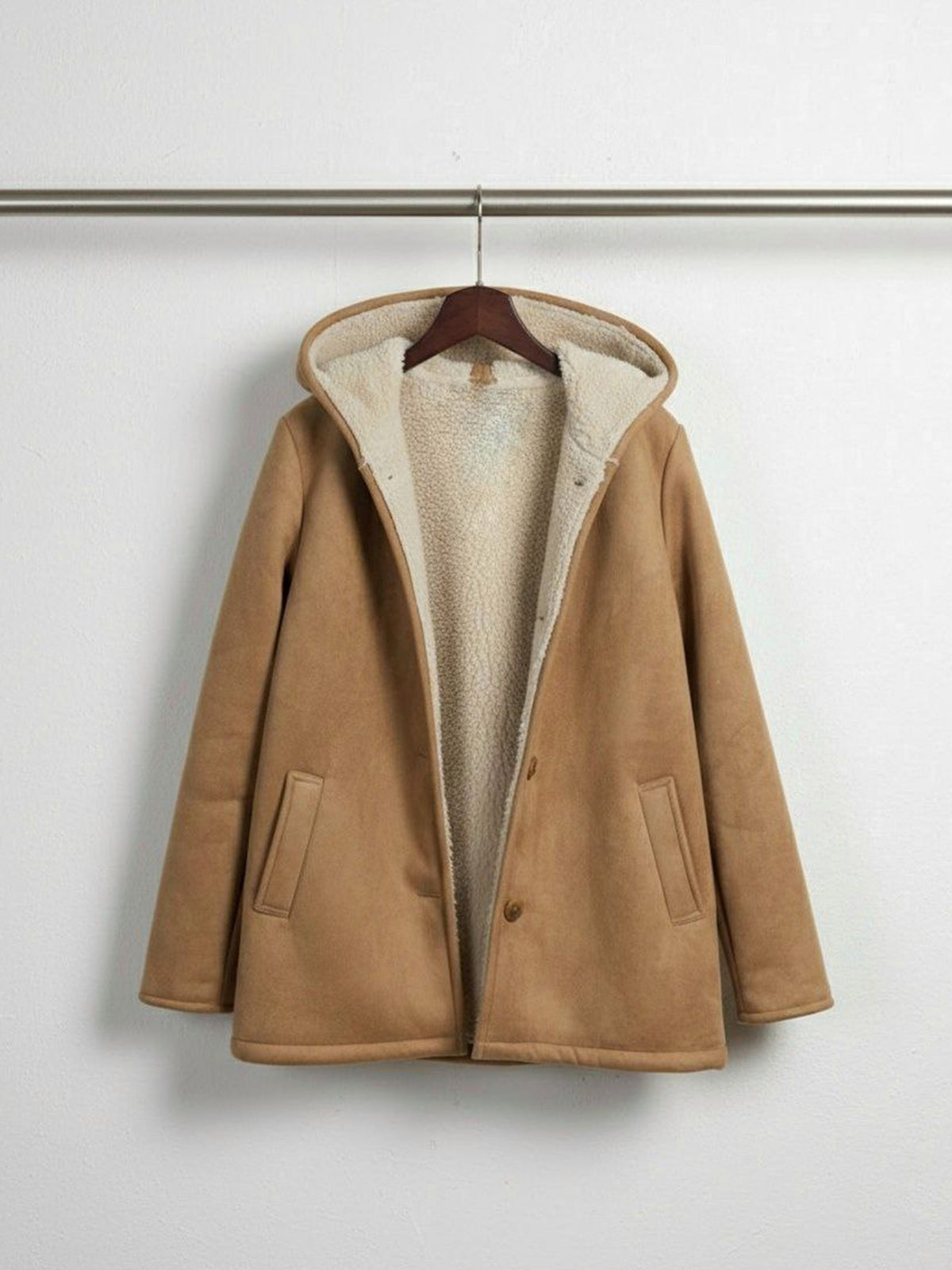 Recycled Vegan Shearling Coat