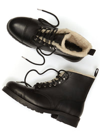 Insulated Work Boots in Black