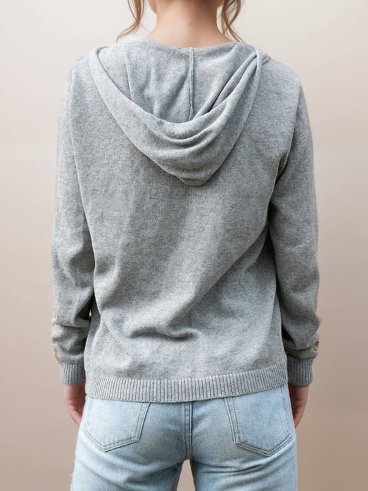 Recycled Knit Tracksuit Bottoms in Grey Knit