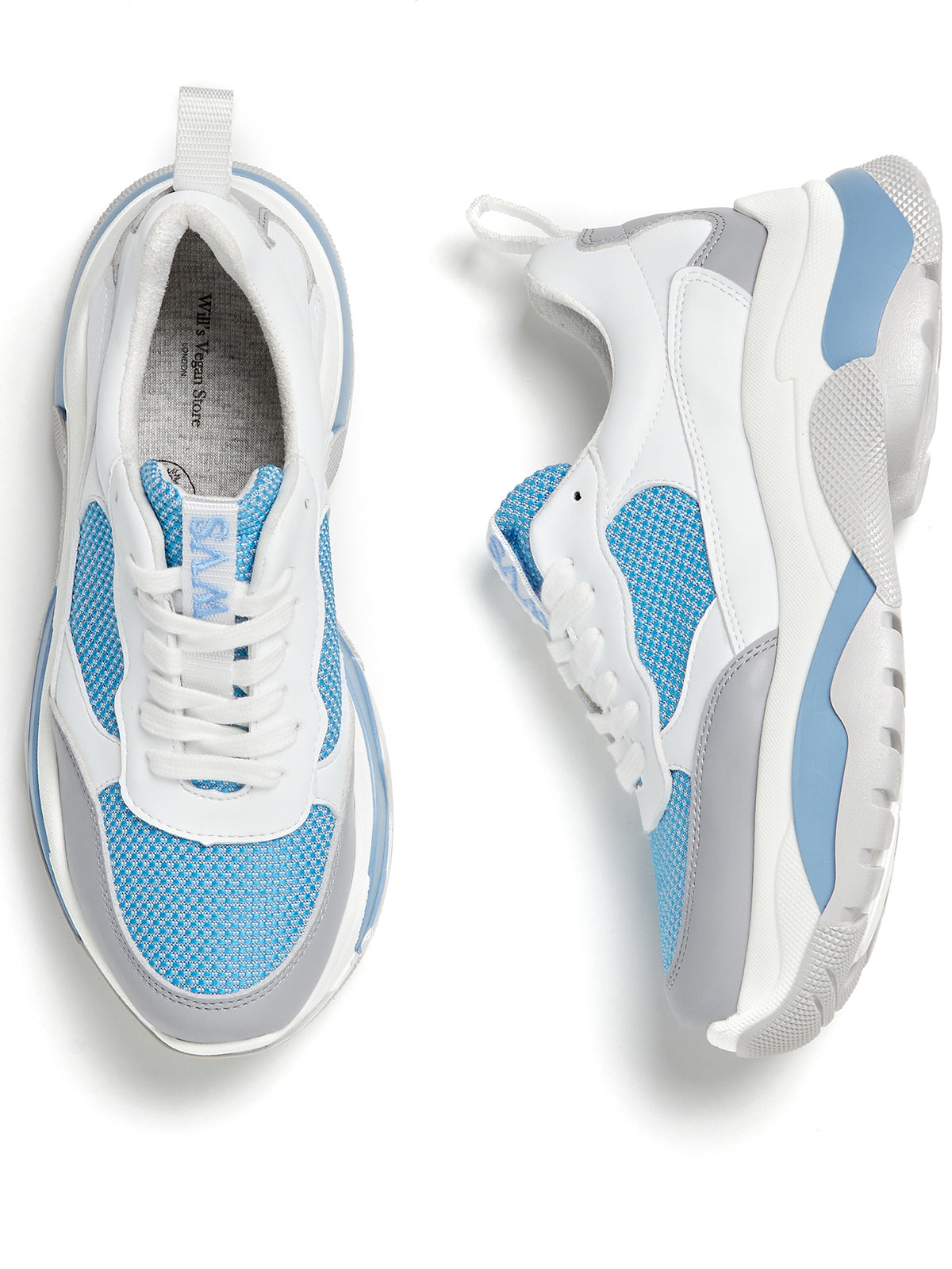 Rio Trainers in White & Blue