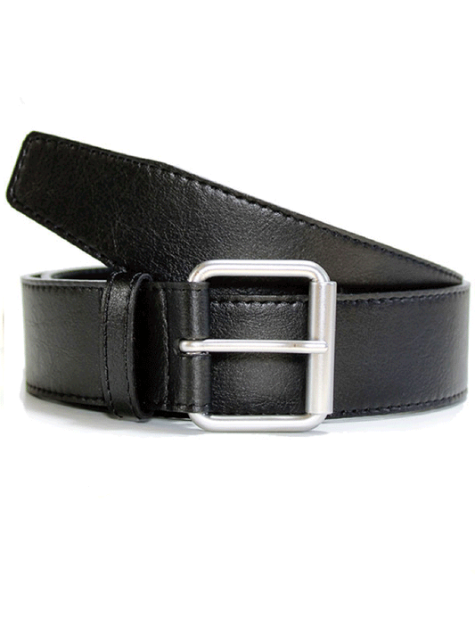 4cm Jeans Belt in Black