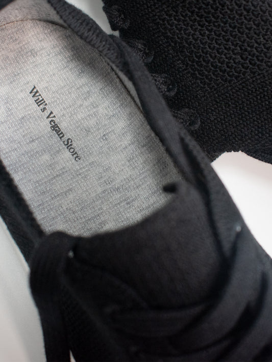 Biodegradable NY Sneakers in White knit