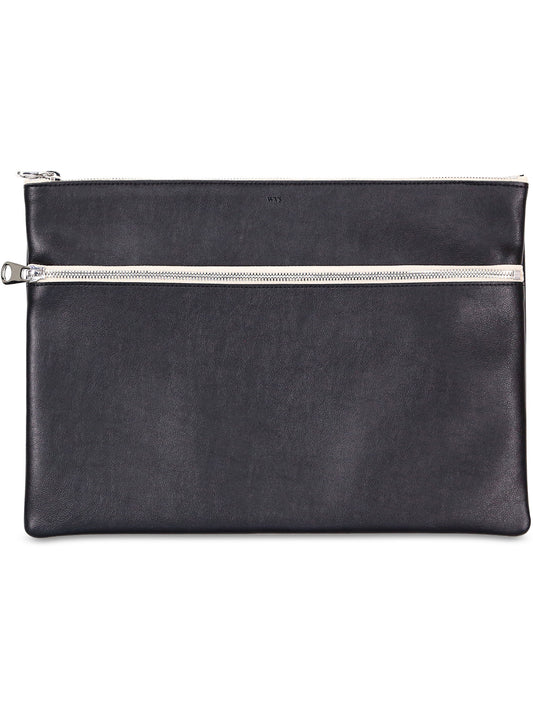 Large Essential Flat Pouch in Black