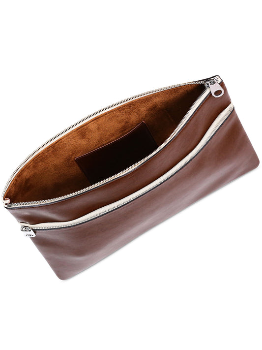 Large Essential Flat Pouch in Black