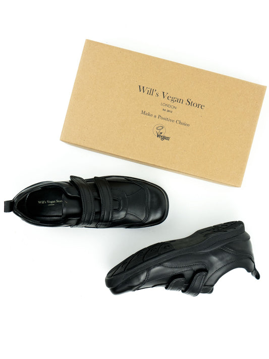 Kids Velcro Strap Shoes in Black