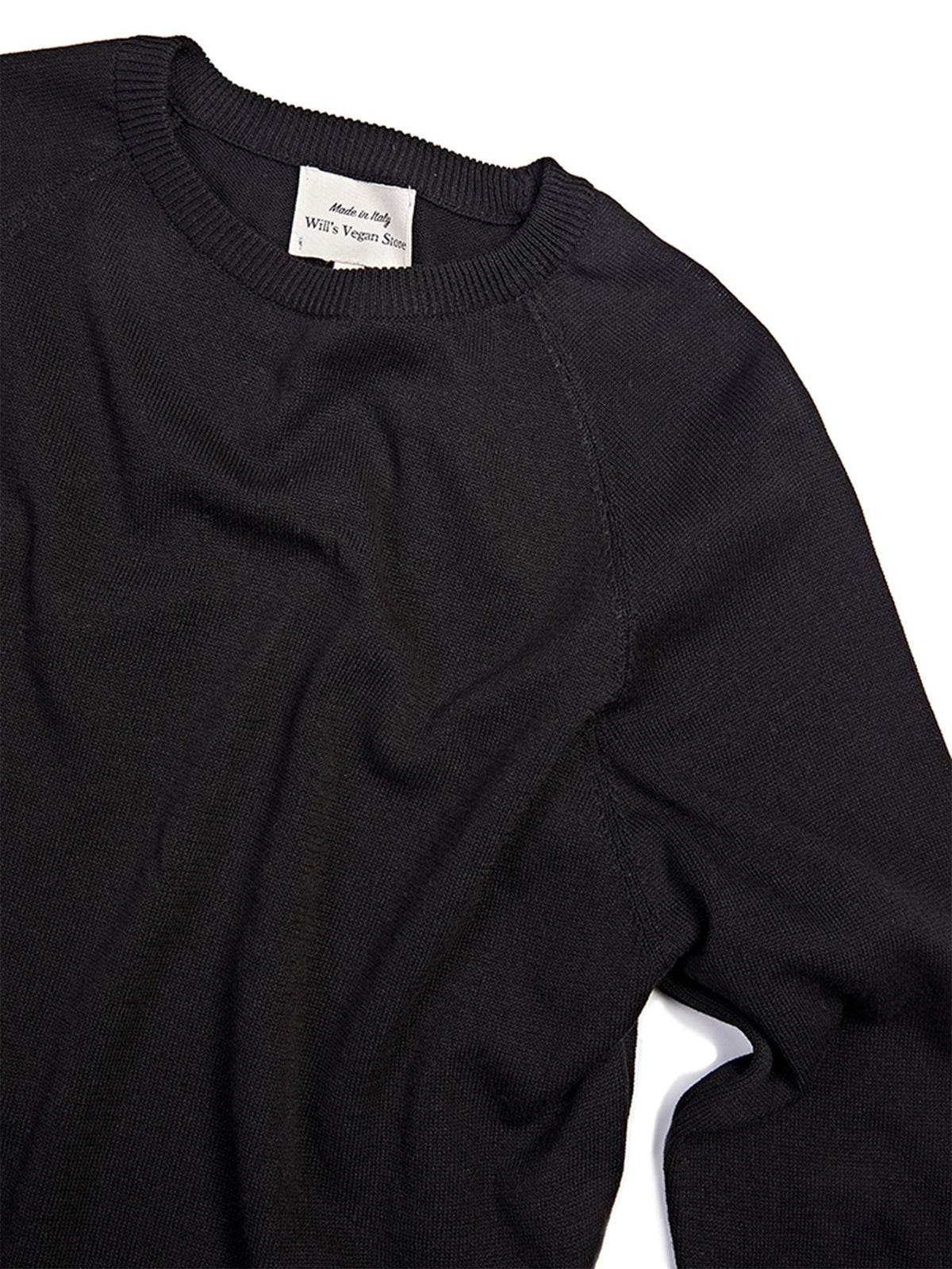 Recycled Tailored Knit Crew, detail