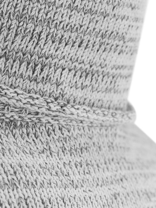 Recycled Roll Neck in Grey Knit