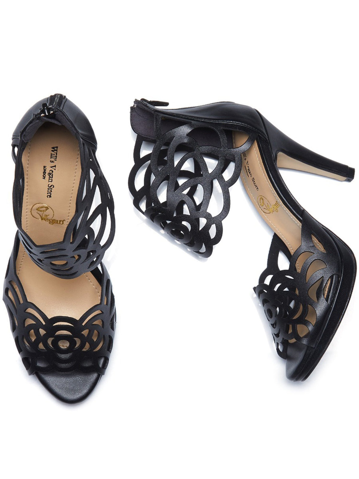 High Heeled Cut Outs, heel detail