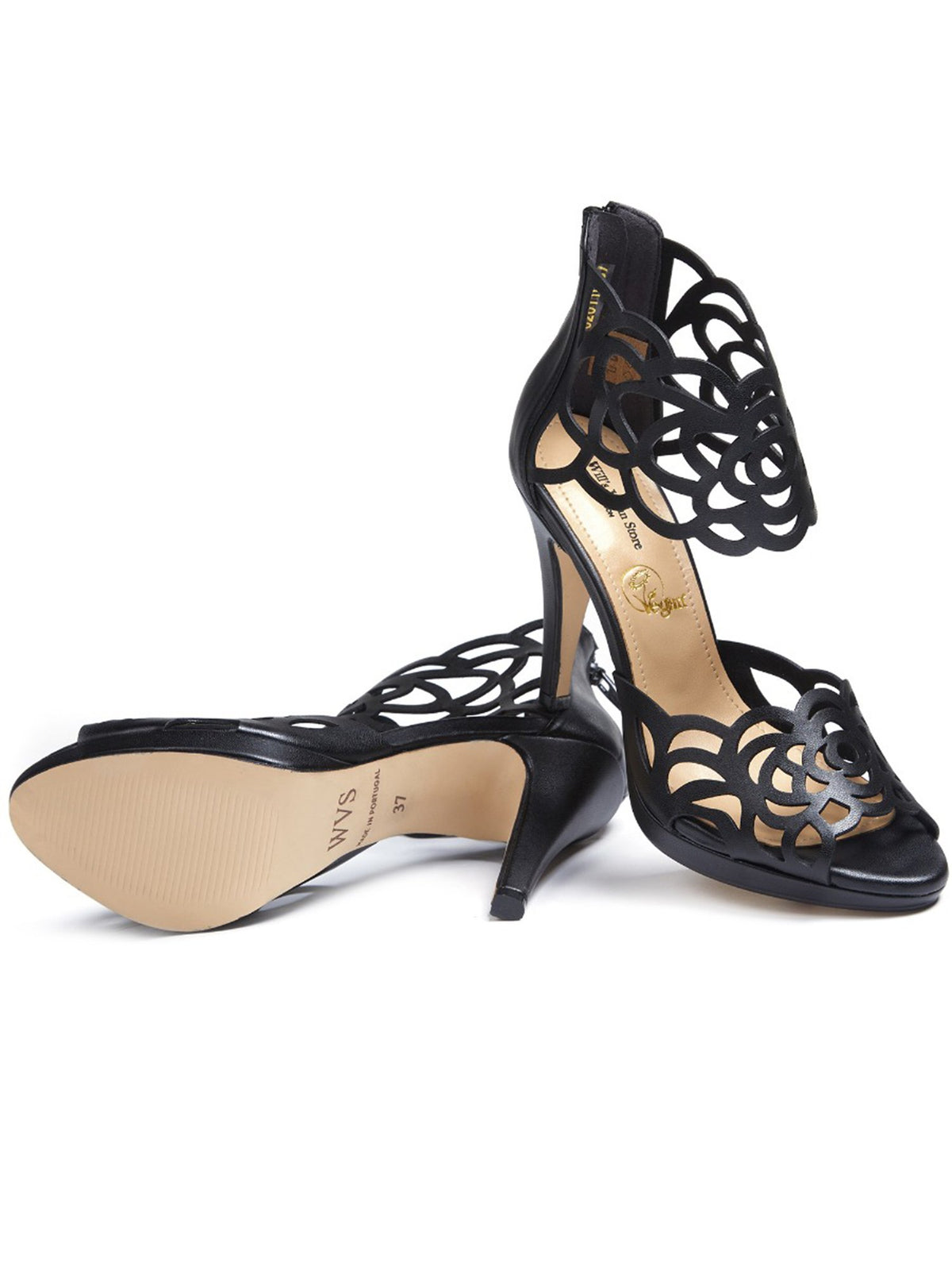 High Heeled Cut Outs, heel detail
