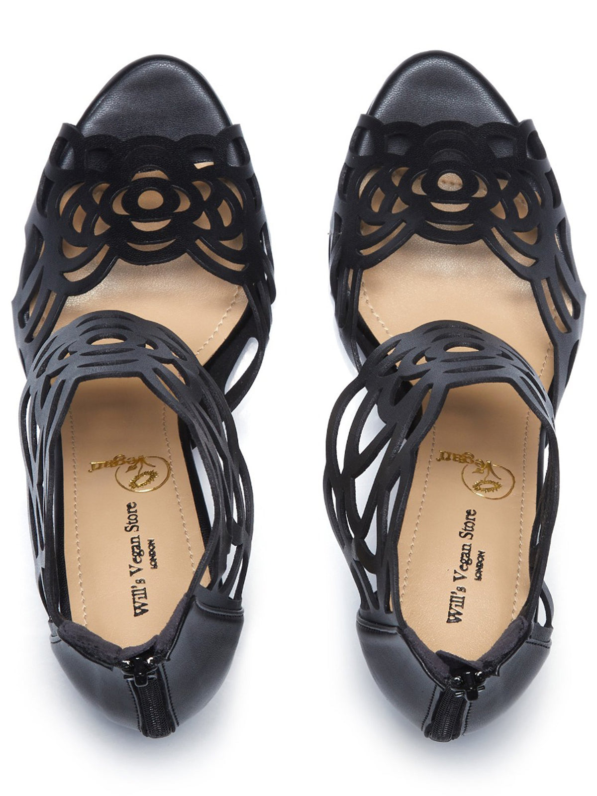 High Heeled Cut Outs, heel detail
