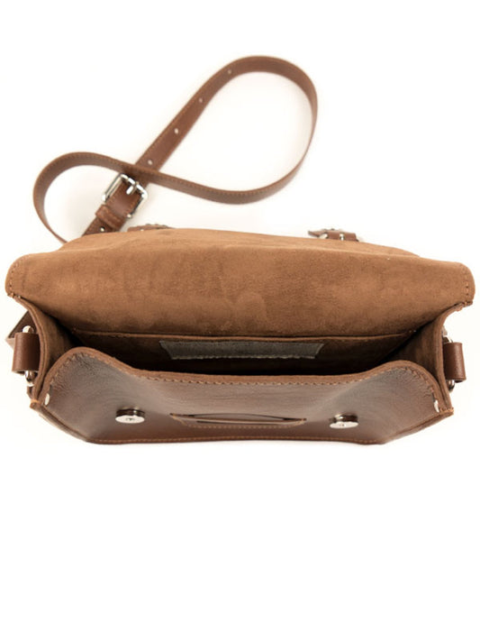 Mini Satchel in Chestnut