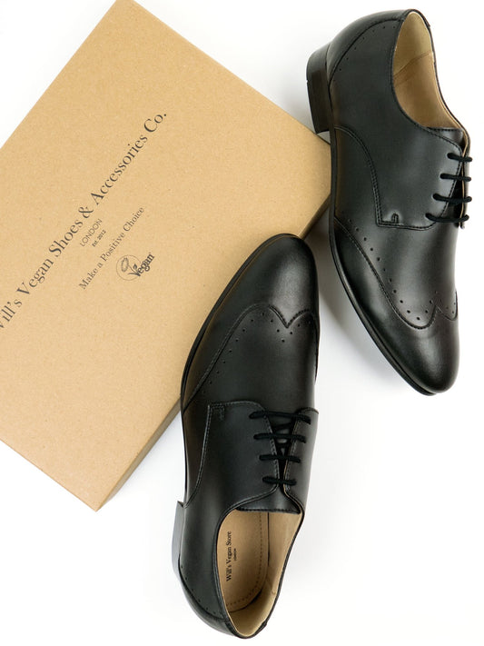 Slim Sole Brogues in Tan