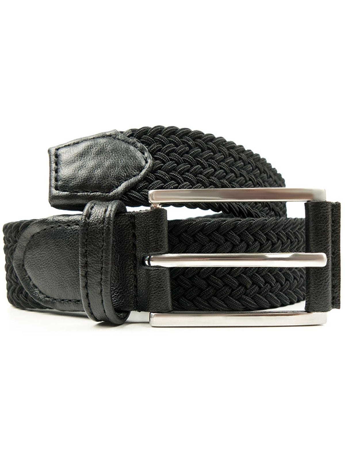 3.5cm Woven Belt in Black