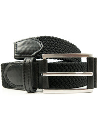 3.5cm Woven Belt in Black