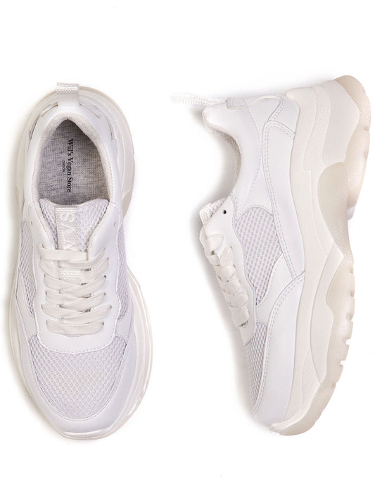 Rio Trainers in White & Pink