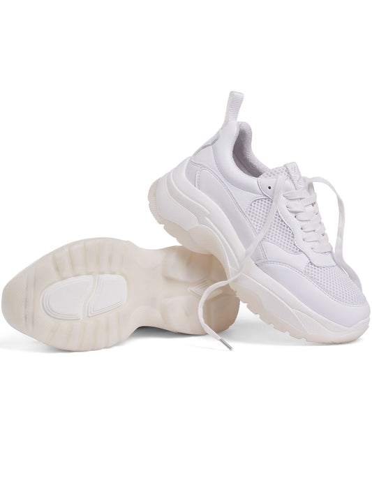Rio Trainers in White & Pink