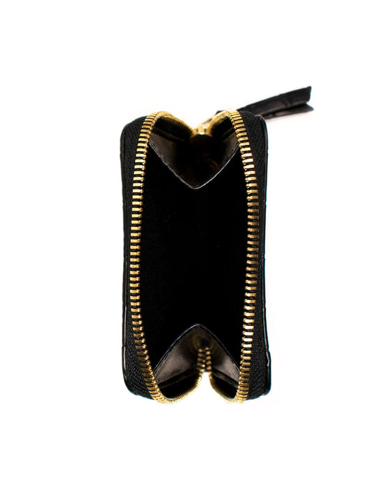 Coin Purse in Aniline Mock Croc