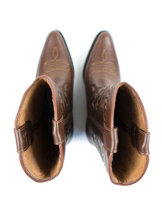 Western Boots in Chestnut