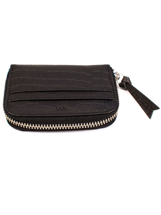 Coin Purse in Aniline Mock Croc